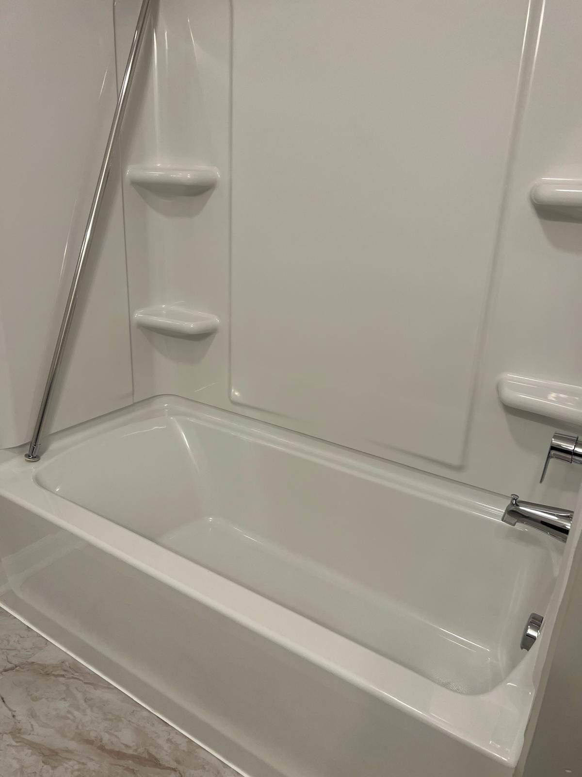 After bathtub cleaning