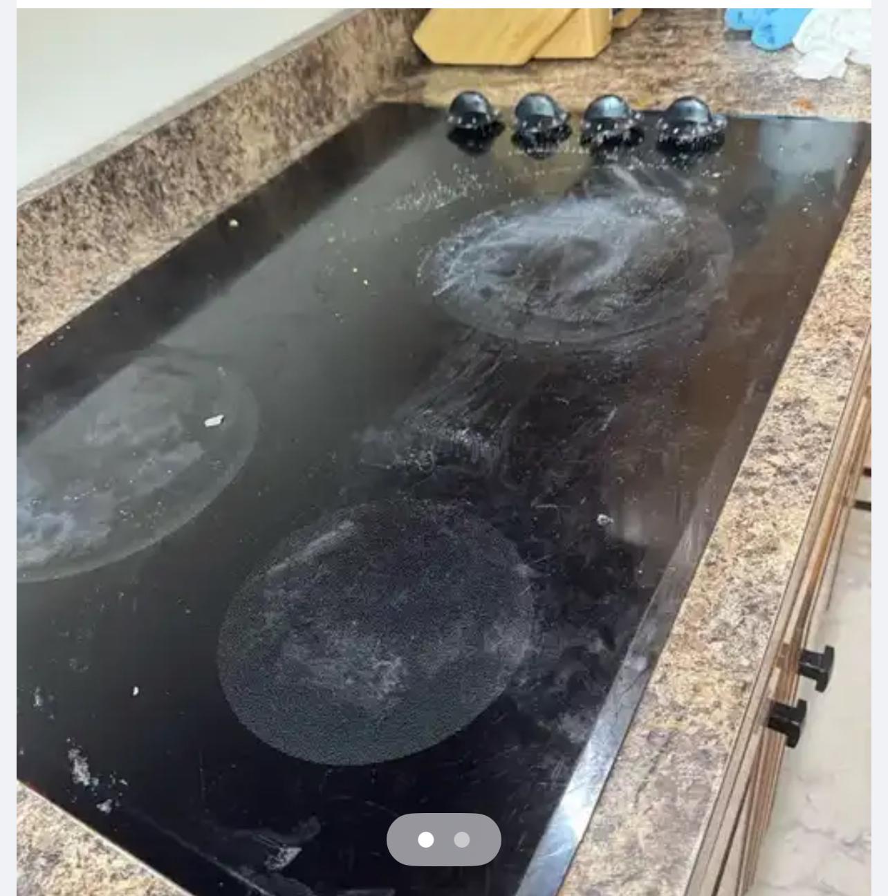 Before kitchen cleaning